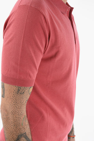 Solid Color Cotton Polo Shirt
