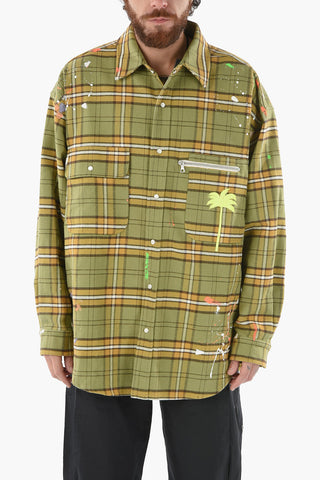 Tartan Overshirt with Double Breast Pocket