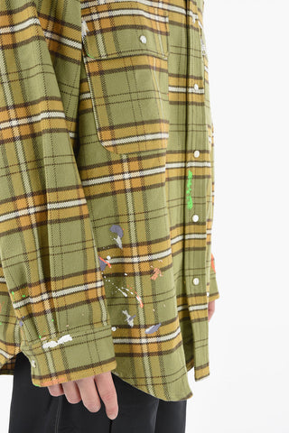 Tartan Overshirt with Double Breast Pocket