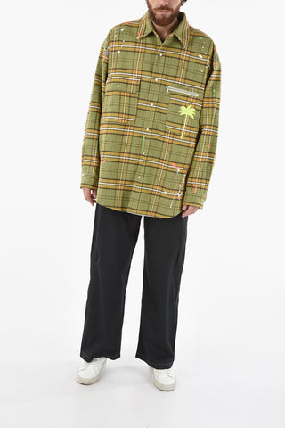 Tartan Overshirt with Double Breast Pocket