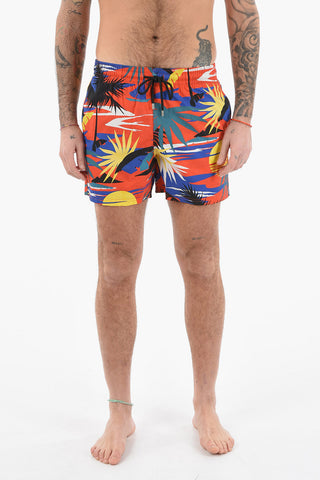  VILEBREQUI Patterned Nylon MOORISE Swim shorts