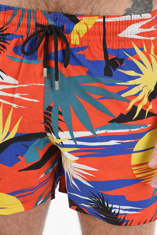  VILEBREQUI Patterned Nylon MOORISE Swim shorts