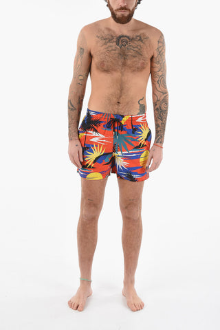  VILEBREQUI Patterned Nylon MOORISE Swim shorts