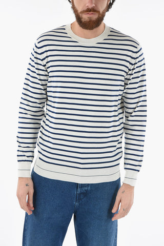 Maglia Girocollo Bicolore a Righe Awning