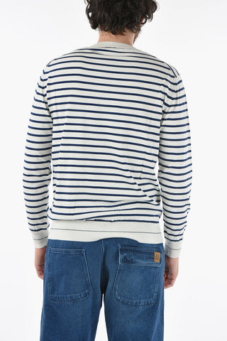 Maglia Girocollo Bicolore a Righe Awning