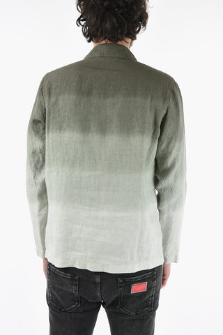 Shaded Effect Linen DERBY Utility Shirt
