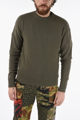 Crew Neck OFF BASIC Cotton Pullover
