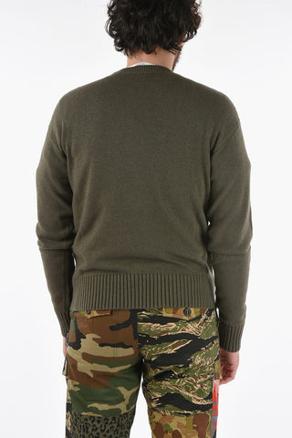 Crew Neck OFF BASIC Cotton Pullover