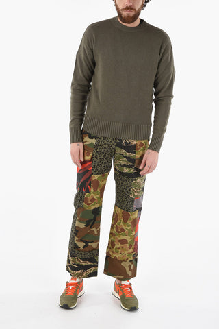 Crew Neck OFF BASIC Cotton Pullover