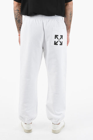 Solid Color SINGLE ARROW Joggers with Contrasting Logo