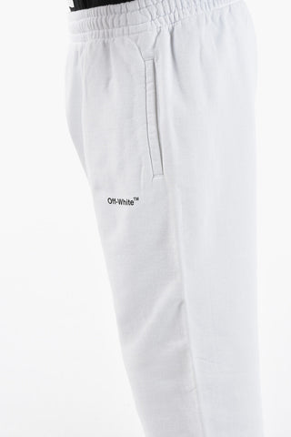 Solid Color SINGLE ARROW Joggers with Contrasting Logo
