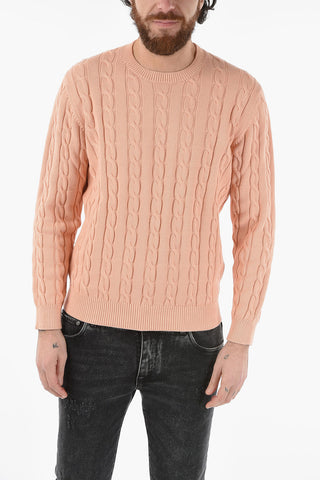 Maglia Girocollo a Trecce 
