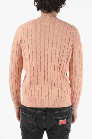 Maglia Girocollo a Trecce 