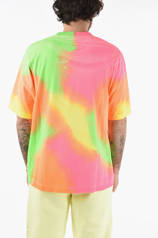 Tie-Dye Effect Crew-neck T-Shirt