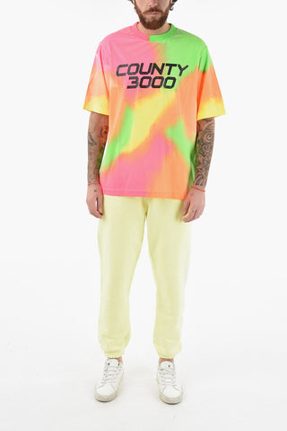 Tie-Dye Effect Crew-neck T-Shirt