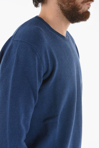 Maglia Girocollo in Cotone a Tinta Unita