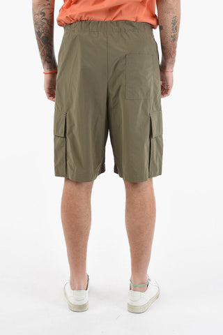 Shorts Cargo con Cintura Logata