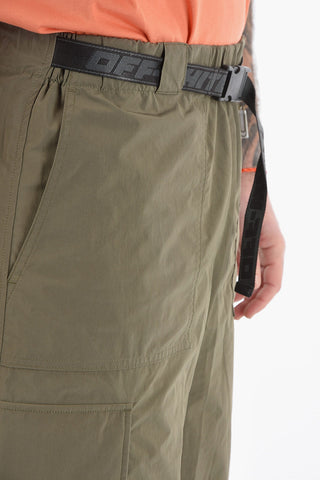 Shorts Cargo con Cintura Logata