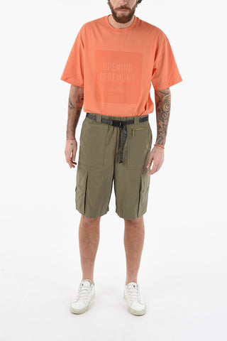 Shorts Cargo con Cintura Logata