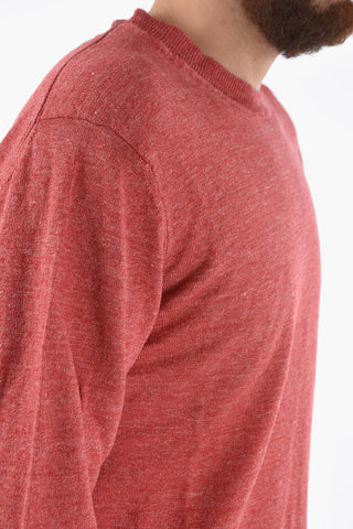Maglia in Lino a Tinta Unita