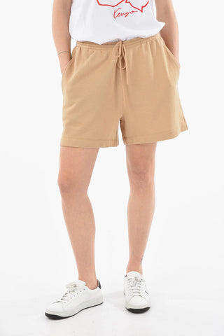 3 Pockets Sweatshorts with Drawstring on the Waist