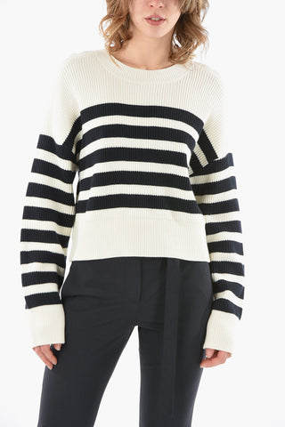 Maglia Girocollo LAURA a Righe Awning Bicolore