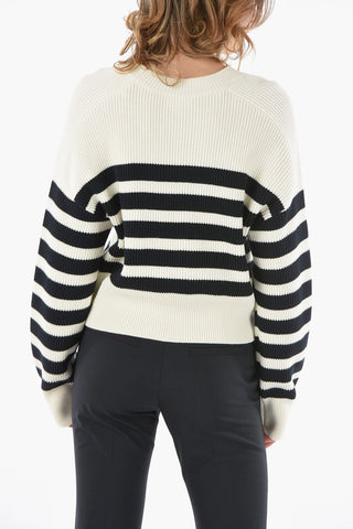 Maglia Girocollo LAURA a Righe Awning Bicolore