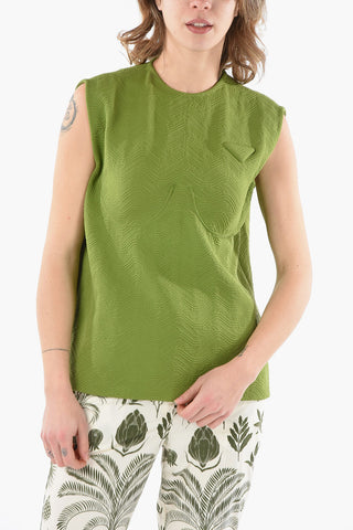 Sleeveless Top With Built In Bra