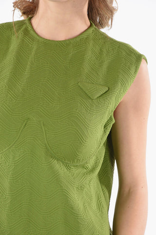Sleeveless Top With Built In Bra