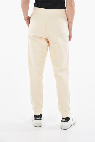 Fleeced Joggers with TIGER CREST Logo Patch