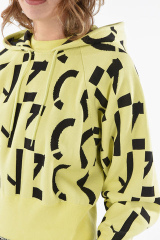Hoodie in Monogram Jacquard