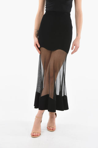 Skirt with Sheer Detail