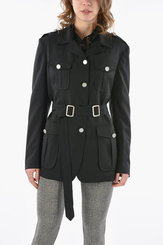 Blazer KHLOE Semifoderata con Bottoni e Cintura