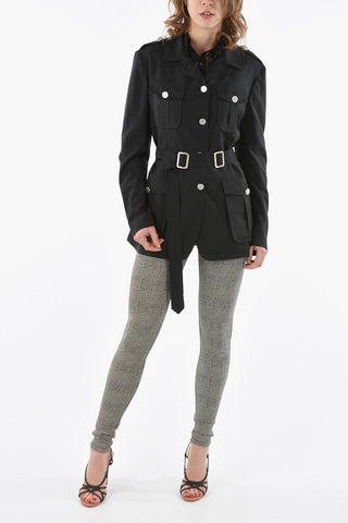 Blazer KHLOE Semifoderata con Bottoni e Cintura