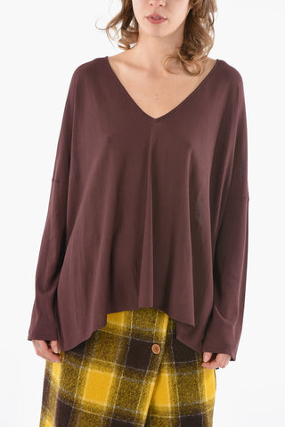 V-Neckline Viscose ROIBOS T-Shirt