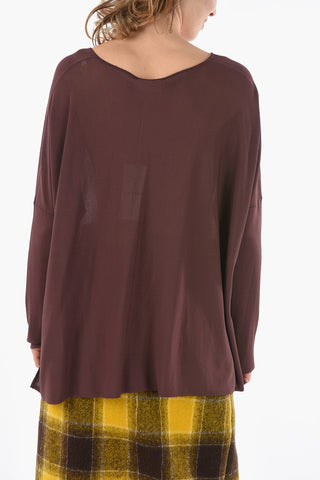 V-Neckline Viscose ROIBOS T-Shirt