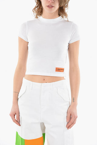 Crew-neck Crop T-Shirt