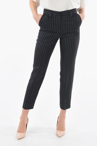 Pantaloni BRIGA a Righe Gamba Dritta e Tasche Laterali