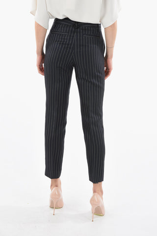 Pantaloni BRIGA a Righe Gamba Dritta e Tasche Laterali