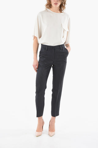 Pantaloni BRIGA a Righe Gamba Dritta e Tasche Laterali