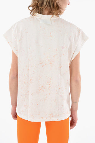 Crew-neck Logo Printed T-shirt