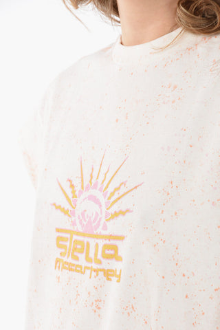 Crew-neck Logo Printed T-shirt