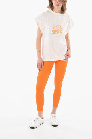 Crew-neck Logo Printed T-shirt