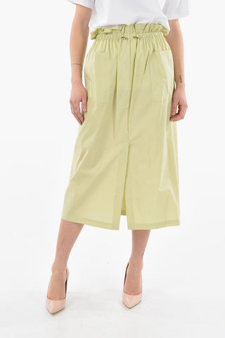 Front and Back Split VERONA High-Waist Skirt