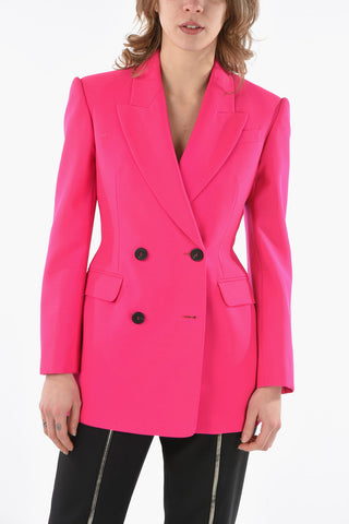 Wool Double Breasted Blazer