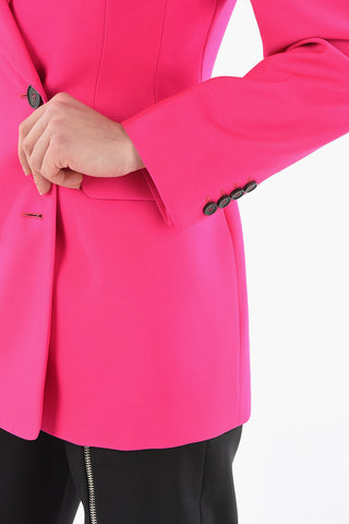 Wool Double Breasted Blazer