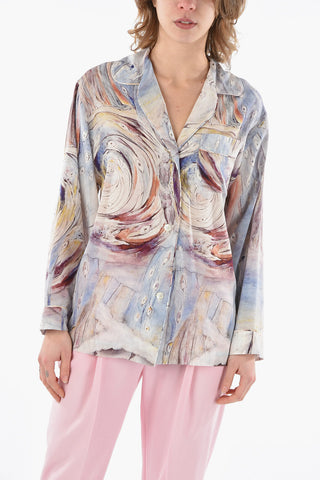 Camicia Pijama in Seta Stampa BOSCH