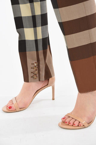Wool AIMIE Tailored Pants with Iconic Tartan Motif