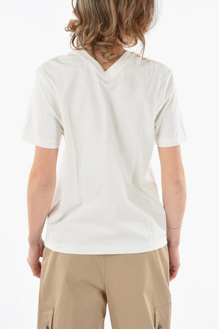 V-neck Cotton T-shirt