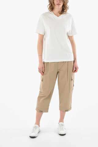 V-neck Cotton T-shirt